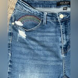 Judy Blue Straight Leg Distressed Jeans